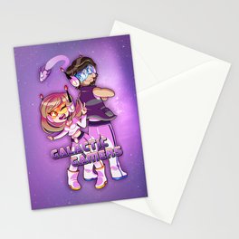 Galactic Gamers Stationery Cards