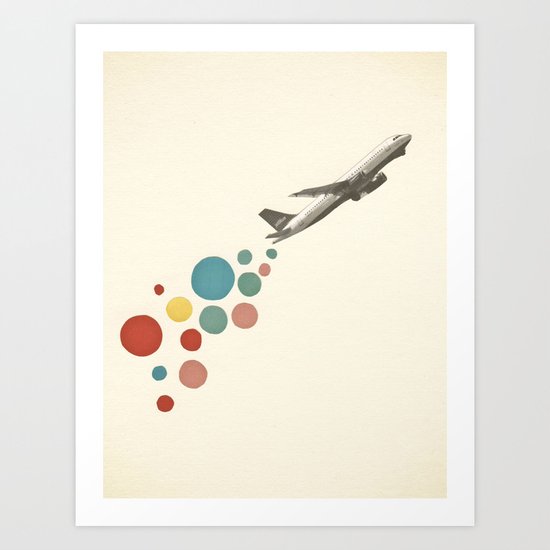 Leaving on a Jet Plane Art Print