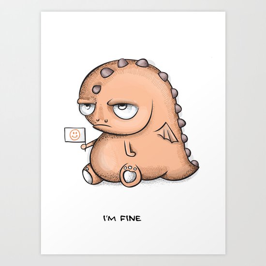 I'm fine Art Print