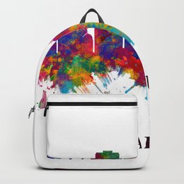 Padua Italy Skyline Backpack | Landscape, Design, Illustration, Graphic, Padua, Watercolor, Print, Poster, Travel, Abstract 
