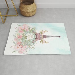 Paris, The City of Love Rug