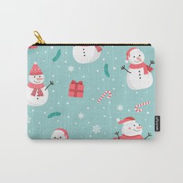Beautiful Christmas Pattern Zigzag Carry-All Pouch