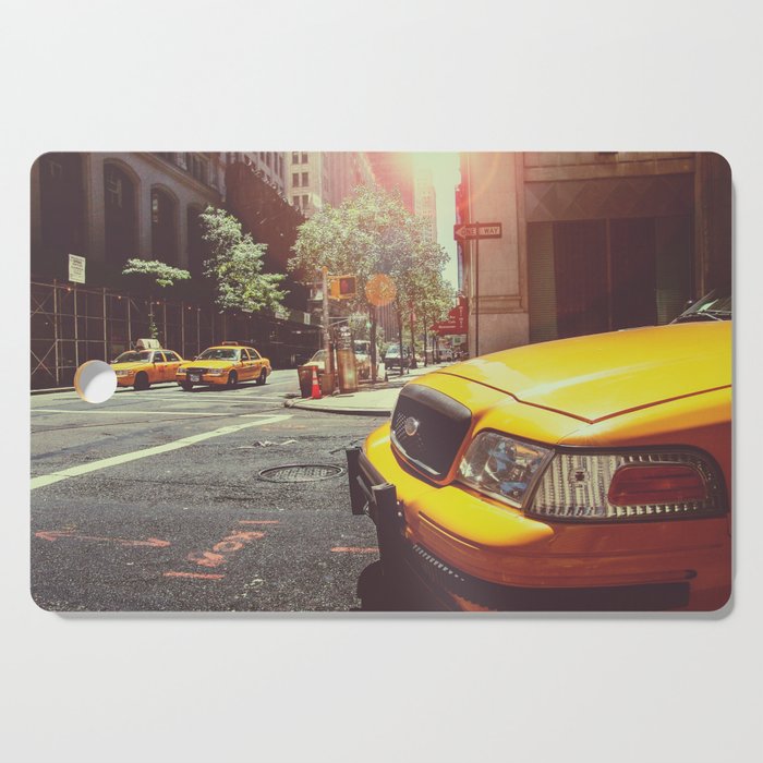 NYC Taxi Cab Cutting Board