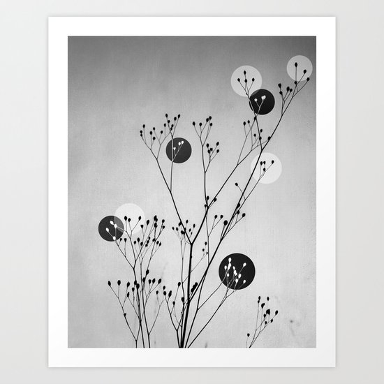 Abstract Flowers 3 Art Print