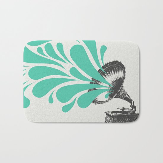 Gramophone Bath Mat