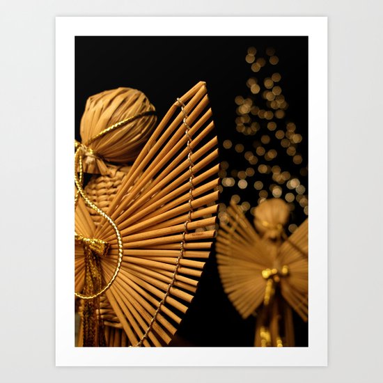 Christmas Angels Art Print