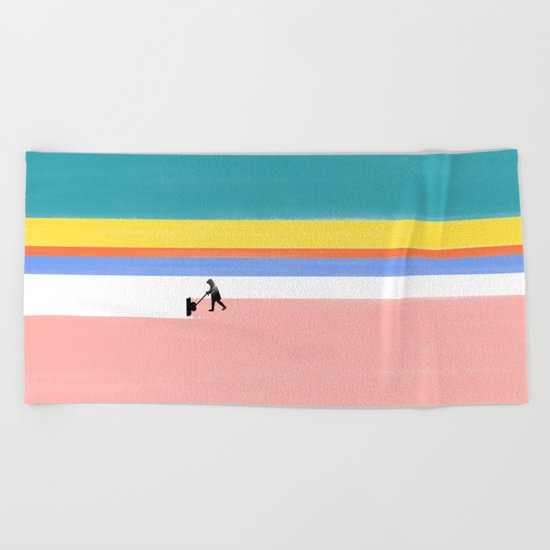 Winter Cleaning Beach Towel