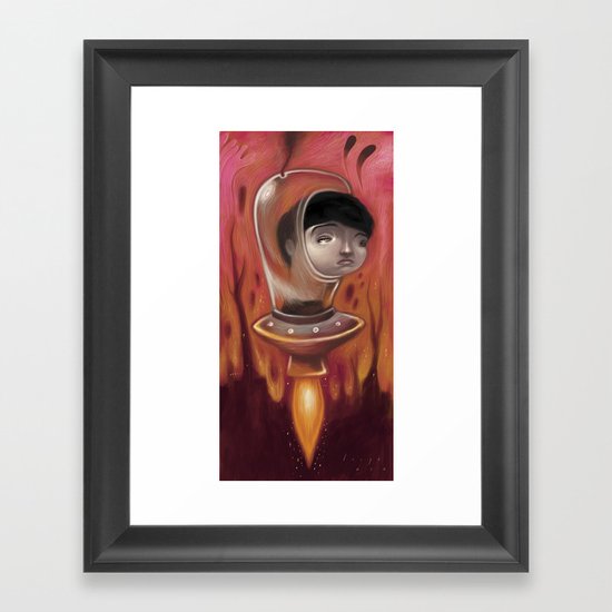 Never Coming Back Framed Art Print