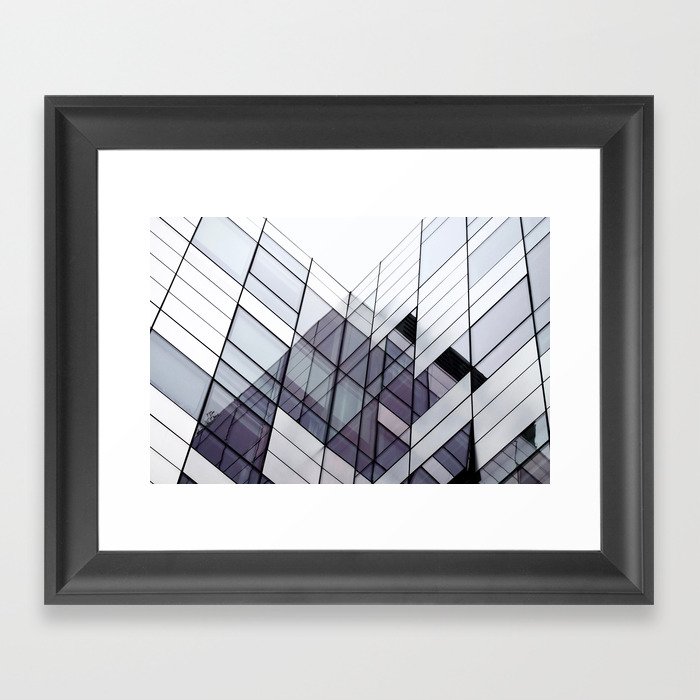 Purple Glass Framed Art Print