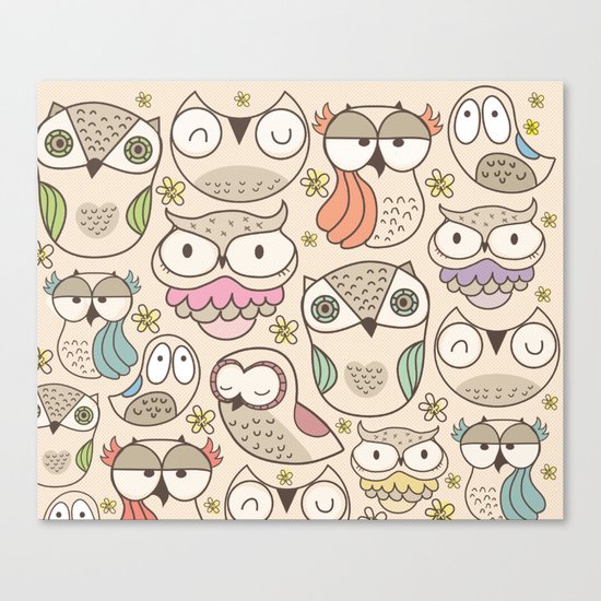 The owling Canvas Print