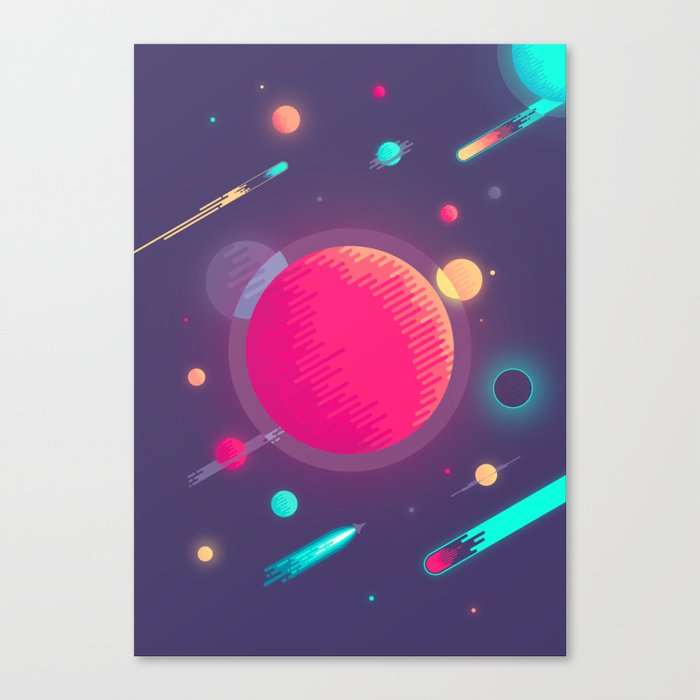 What Space Really Looks Like Canvas Print