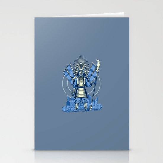 Samurai Nightmare Stationery Cards