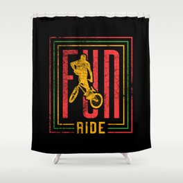 MTB Mountainbike Shower Curtain