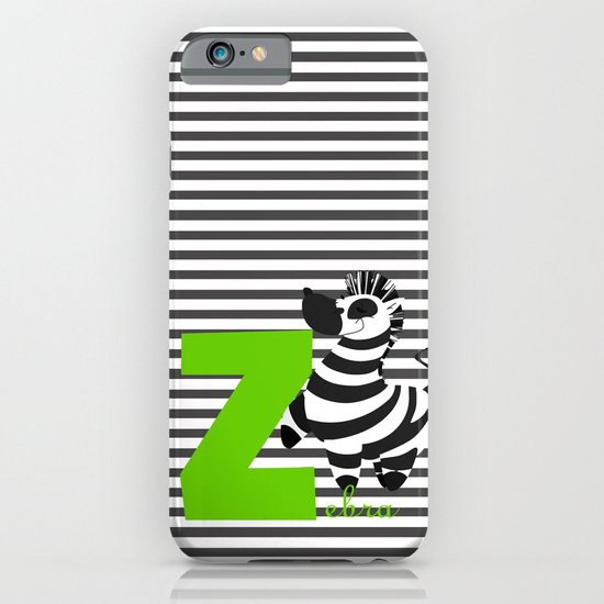 z for zebra iPhone & iPod Case