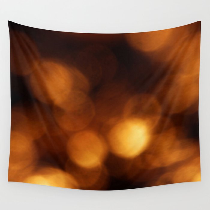 Light and golden circle 5 Wall Tapestry