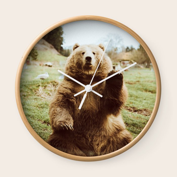小物入れ Hi Bear Wood Wall Art by beccatapert Hi Bear Wood Wall Art by beccatapert