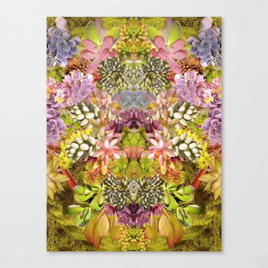 Succulent Garden Canvas Print