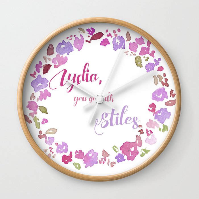 "Lydia, you go with Stiles" - Stydia 3x11 Wall Clock