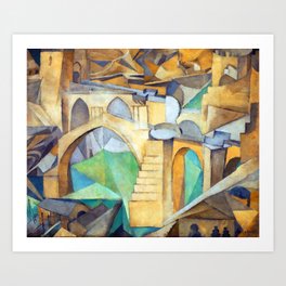 Diego Rivera San Martin's Bridge Art Print