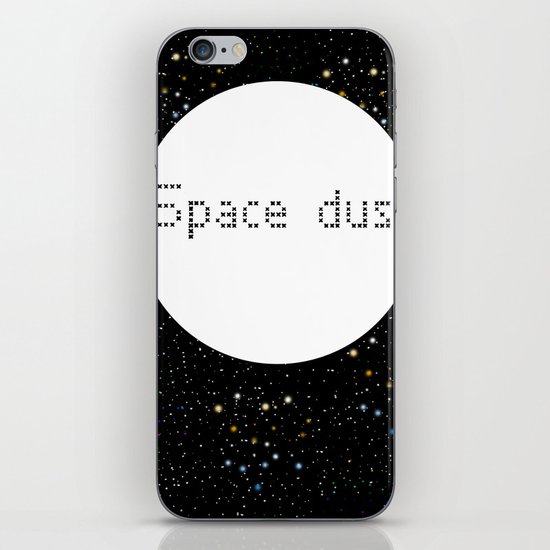 Space dust iPhone & iPod Skin