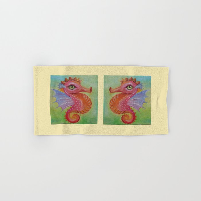 Baby Dragon Sea Horse Ice Cream Color Book Illustration For Kids