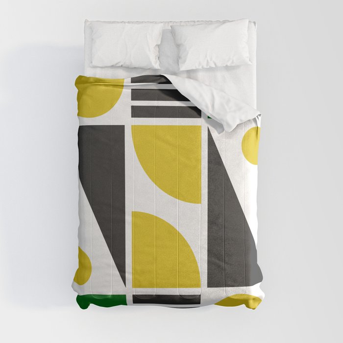 Classic geometric modern composition 1 Comforter