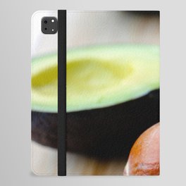 Mexico Photography - Two Avocados Cut In Half iPad Folio Case