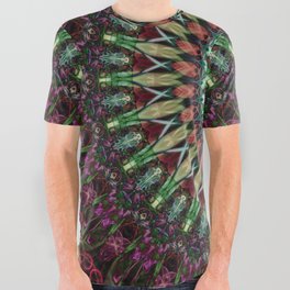 Orange and green mandala All Over Graphic Tee