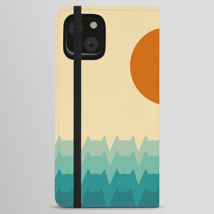Sea Cats - Sunset iPhone Wallet Case