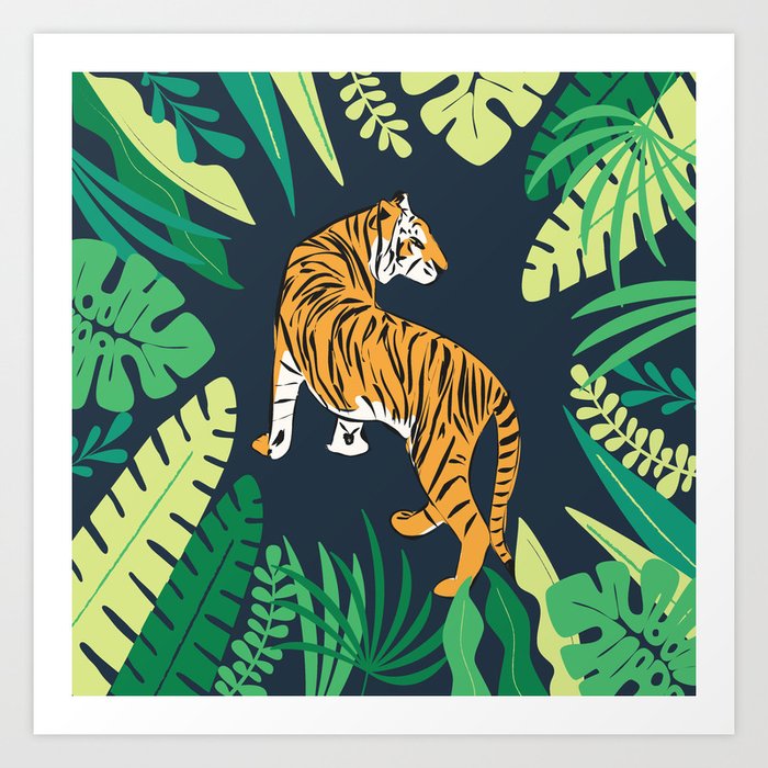 Tiger 015 Art Print