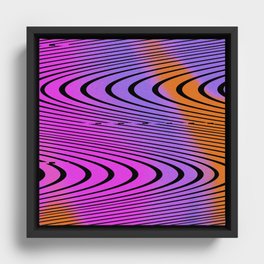 HOLO Holographic print collection Framed Canvas