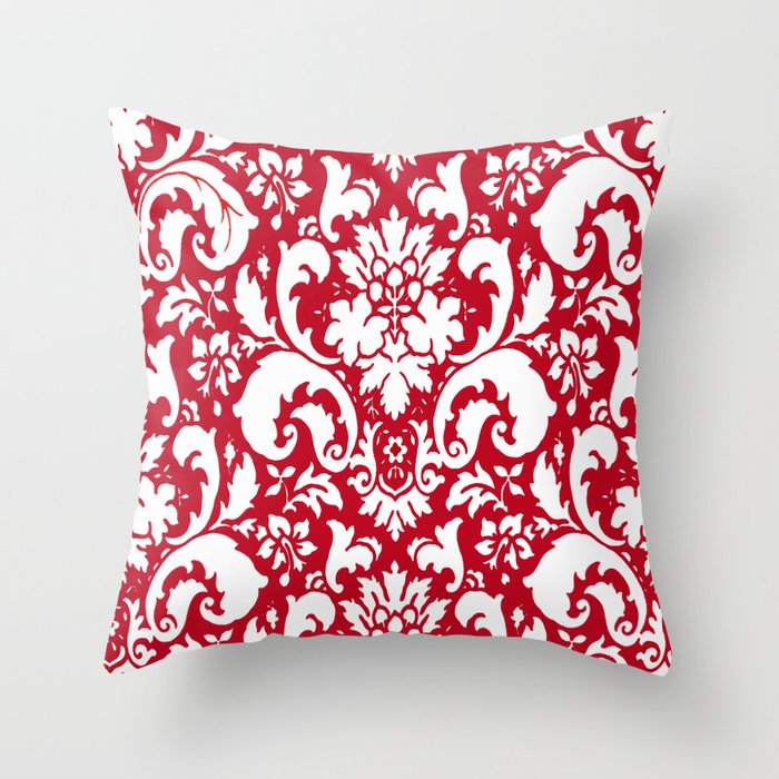 Red paisley pillows outlet