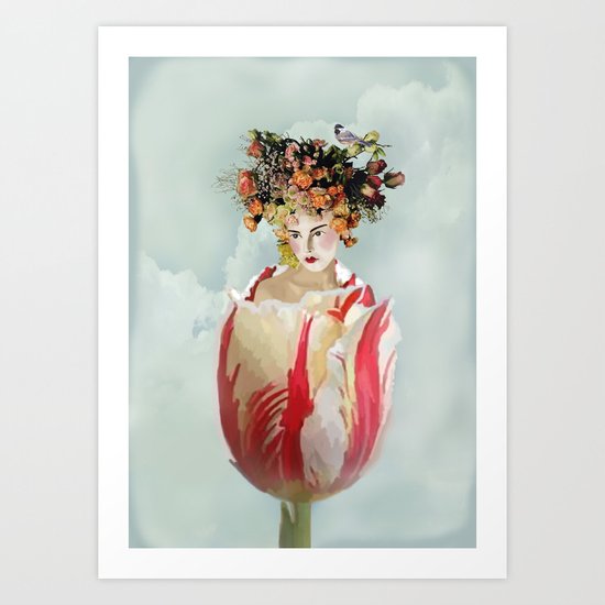 La Tulipe Art Print
