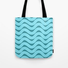 Squiggles - Blue Tote Bag