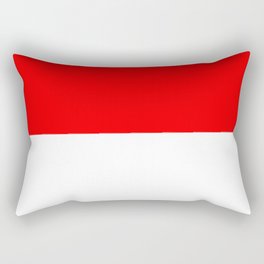 flag of indonesia Rectangular Pillow