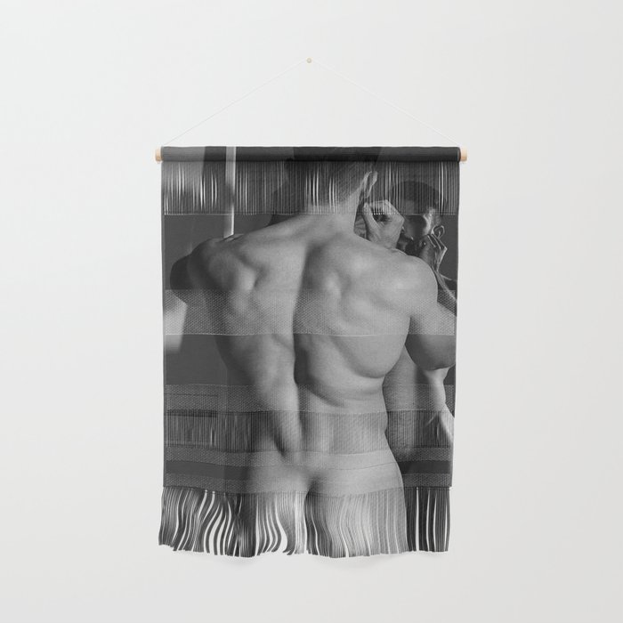 hot sexy man with sexy manly ass, male nude model, erotic male nude, male nude Wall Hanging