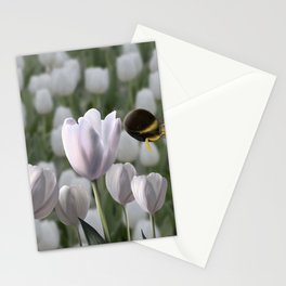 tulip ft . whale Stationery Cards