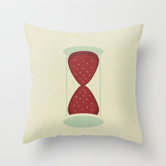 strawberry fields forever Throw Pillow