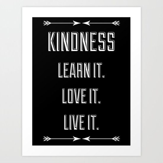 Kindness Art Print