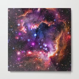 Small Magellanic Cloud's Starry Wingtip Metal Print | Photo, Space 