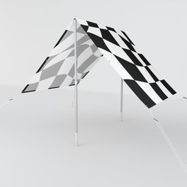 Black and White Diffused Pattern Sun Shade