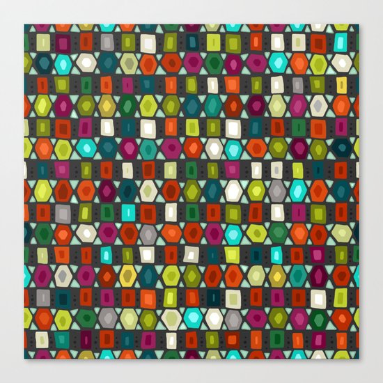 hex strip jet Canvas Print