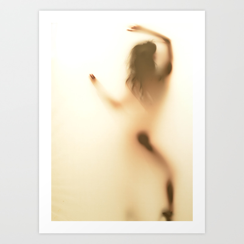 Naked Woman Silhouette Great Legs Art Print By Theboudoircafe Society6