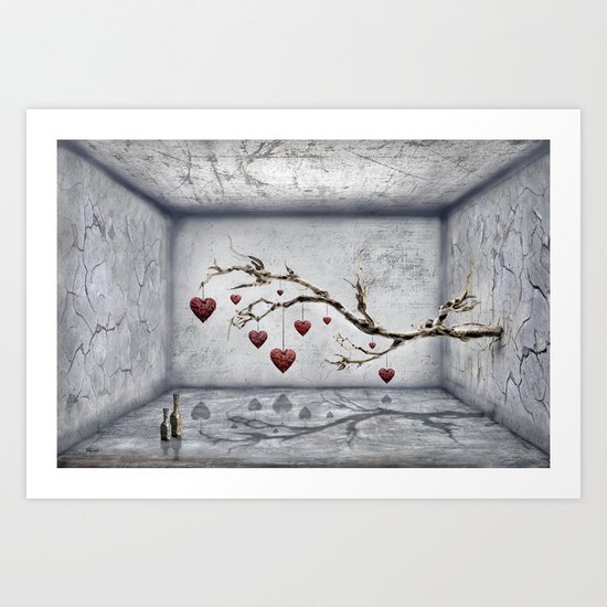 Der alte Liebesbaum Art Print