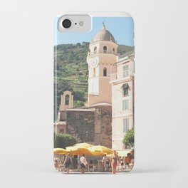 Meet You at the Vernazza Clock Tower iPhone Case