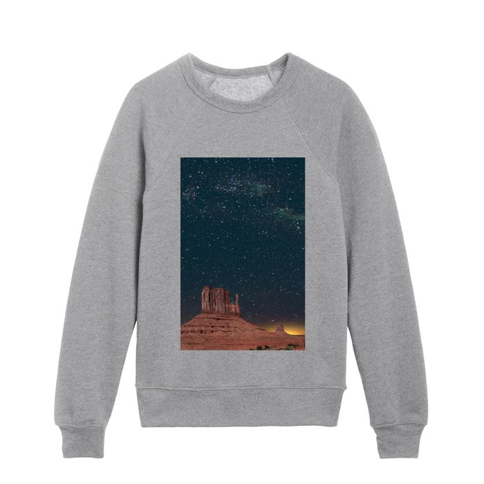 Monument Valley Panorama Kids Crewneck