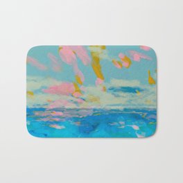 la mer in summer  Bath Mat | Art, Ocean, Digital, Wall, Oil, Williamturner, Cloud, Modern, Landscape, Summer 