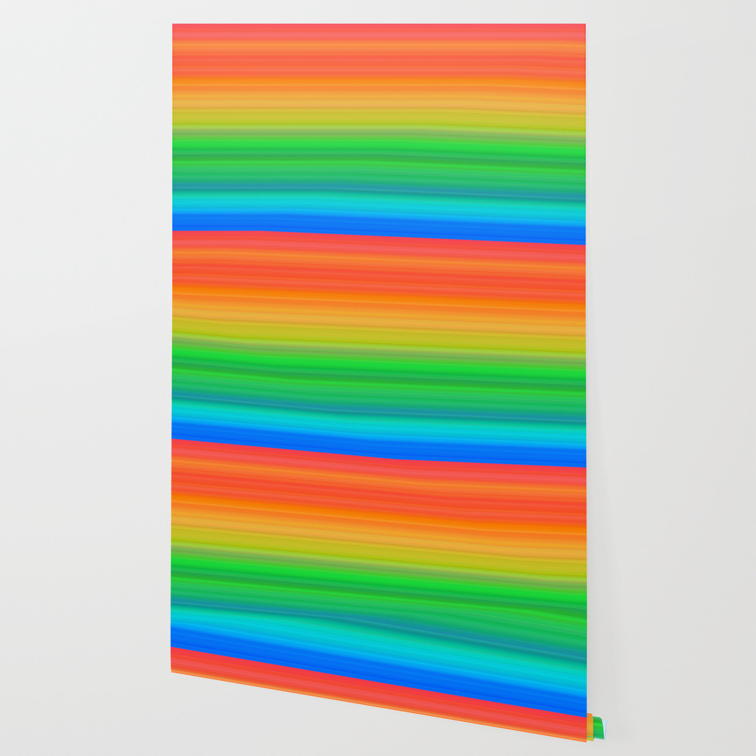 Bright Rainbow Stripes Wallpaper By Cutepatternstextures Society6