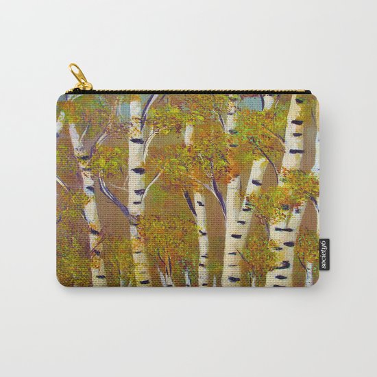 Birch trees-3 Carry-All Pouch