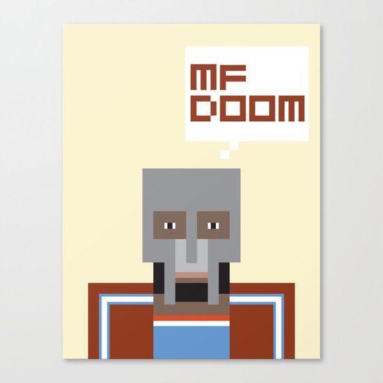 Metal Face Canvas Print